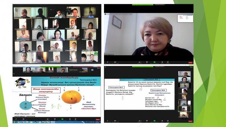 «Қашықтан оқыту - заман талабы» тақырыбында «Озат тәжірибе» мектебінің онкүндігі