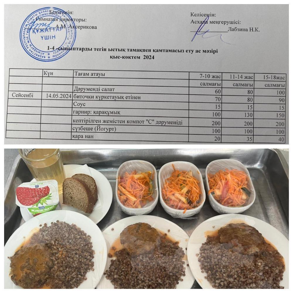 Ас мәзірі 14.05.2024