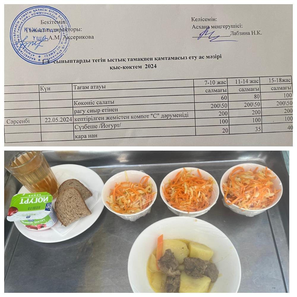 Ас мәзірі 22.05.2024