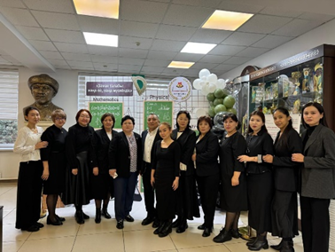 «Заман талабы: жаңа ой, жаңа мүмкіндік» тақырыбындағы жаратылыстану  пәндерінің  онкүндігінің ашылу сәтінен үзінді.